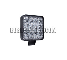 Фара LED квадратная 48W 6000K (16 диодов) (8.5см х 8.5см х 1.5см)