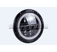 Фара LED главного света 80W (ближний + дальний + ходовые огни(кольцо)) 7 дюймов